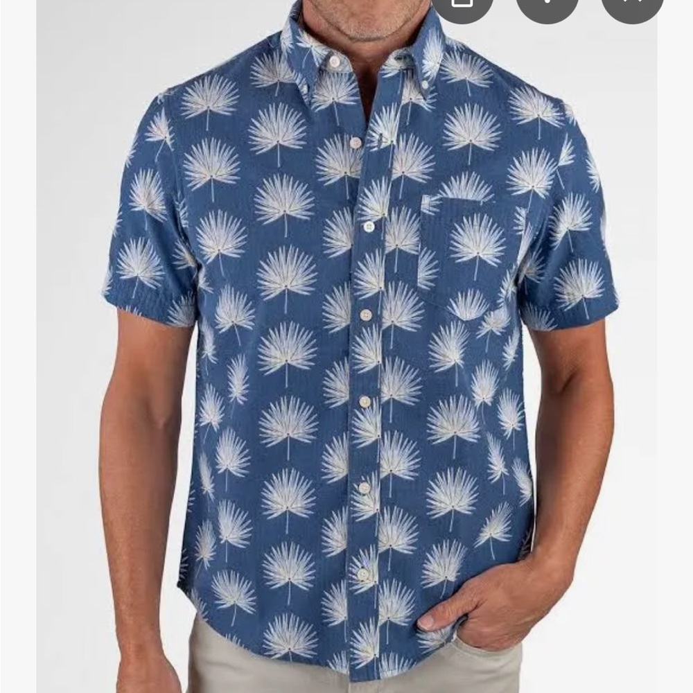 Tailor Vintage Cabana Seersucker Button-Down Shirt